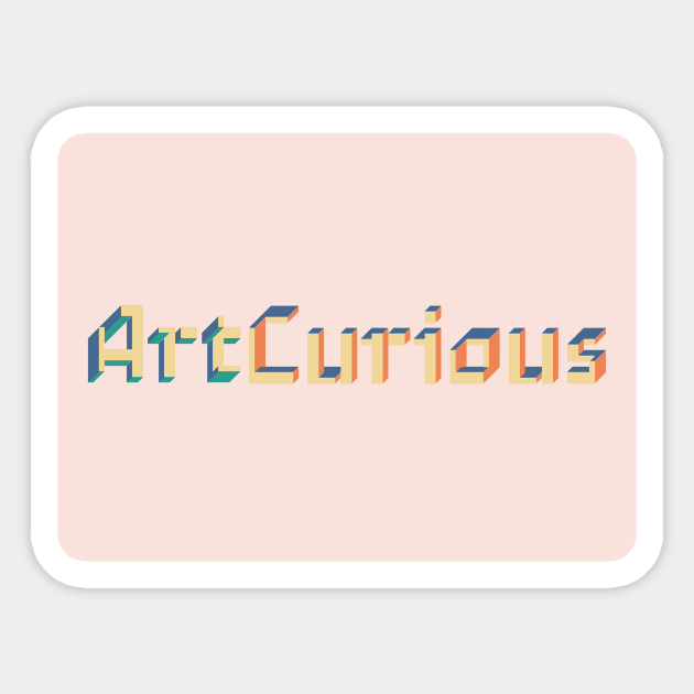 ArtCurious Podcast Main Logo Sticker by ArtCurious Podcast